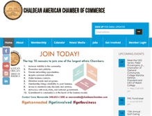 Tablet Screenshot of chaldeanchamber.com